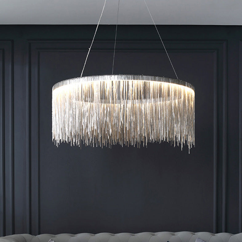Postmodern Hanging Lights Metal Suspended Lighting Fixture for Living Room Dinning Room