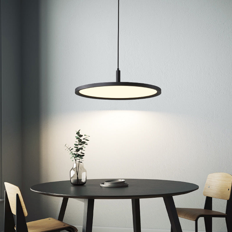 Dining Room One Head Pendant Light Metal LED Simple Ceiling Pendant Lamp