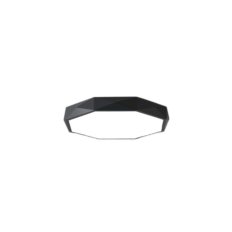 Acrylic Geometric LED Ceiling Light in Modern Nordic Style Iron Macaron Flush Mount for Bedroom
