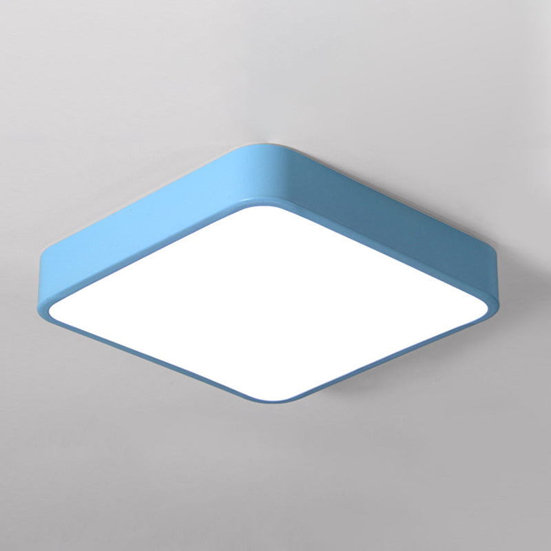 Lámpara de techo empotrada de acrílico de estilo moderno, luces geométricas de montaje empotrado de 1 luz