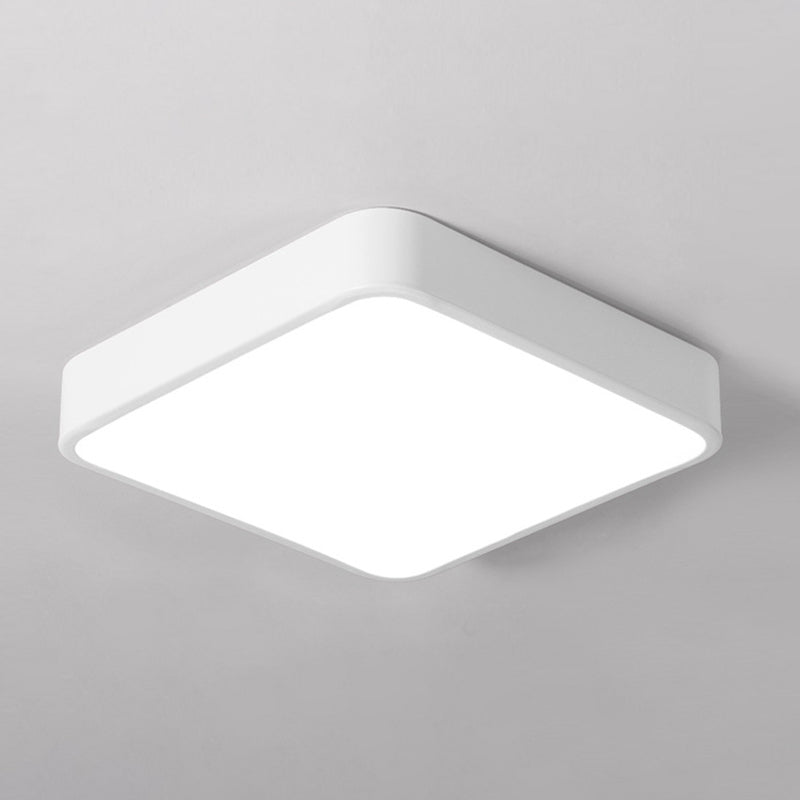 Lámpara de techo empotrada de acrílico de estilo moderno, luces geométricas de montaje empotrado de 1 luz