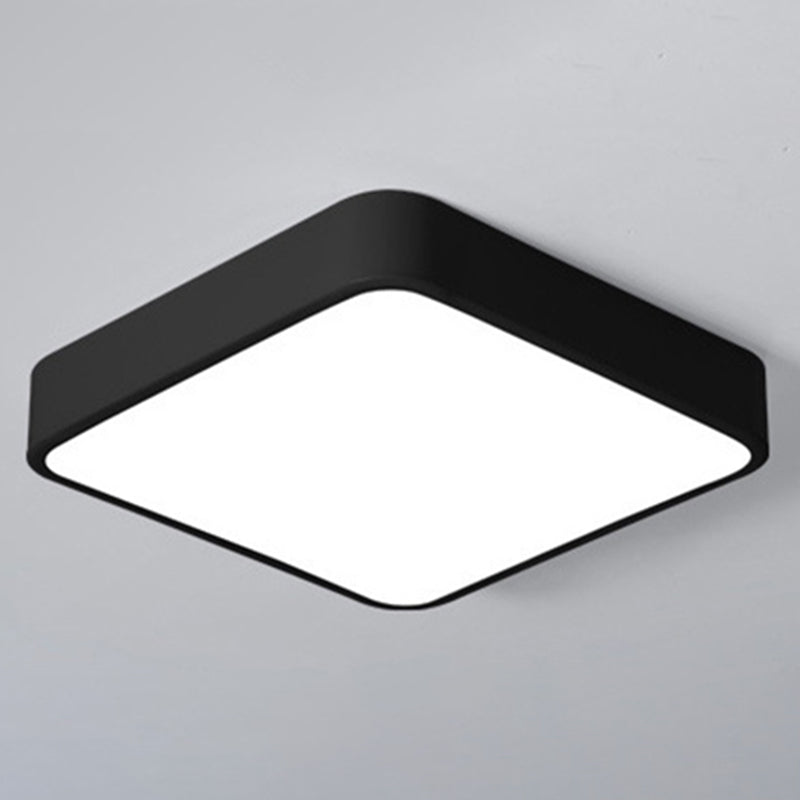 Lámpara de techo empotrada de acrílico de estilo moderno, luces geométricas de montaje empotrado de 1 luz