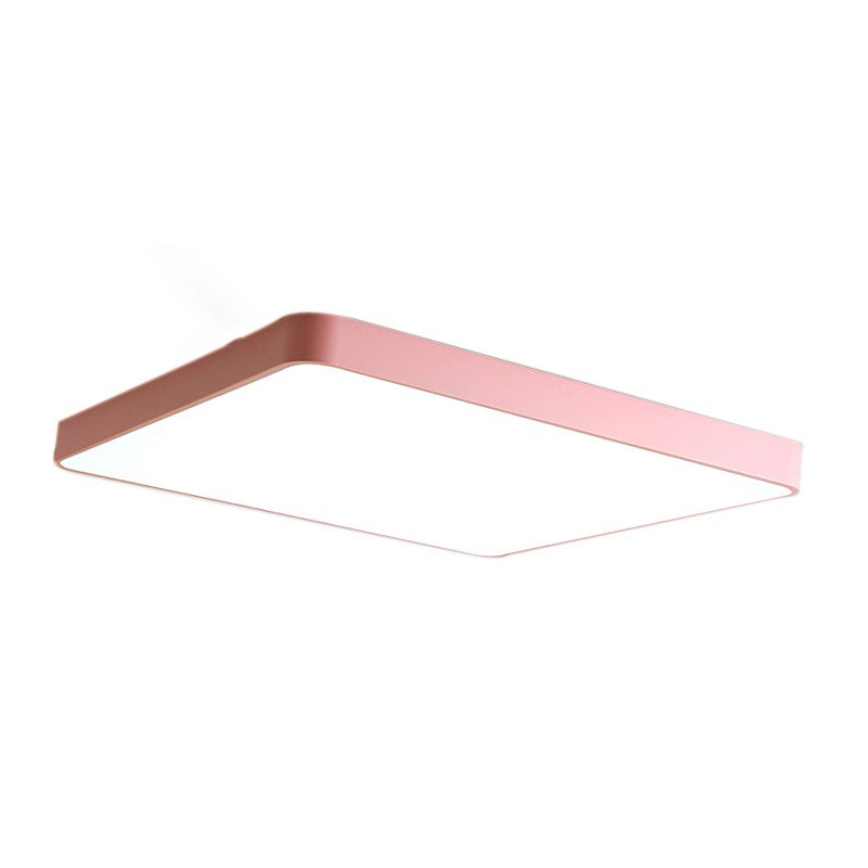 Modern Style Acrylic Flush Ceiling Light Fixture Geometrical 1-Light Flush Mount Lights