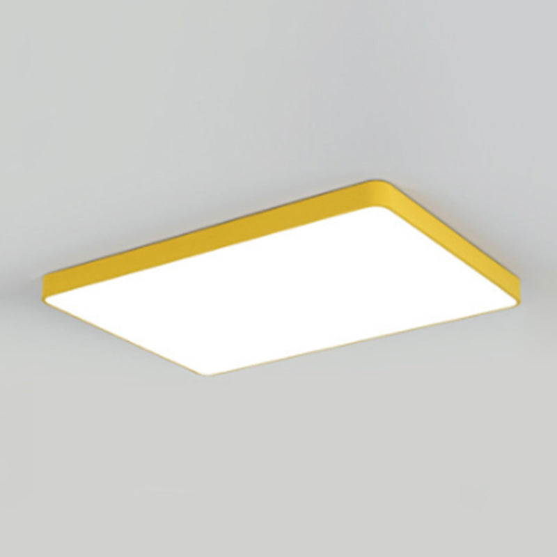 Modern Style Acrylic Flush Ceiling Light Fixture Geometrical 1-Light Flush Mount Lights