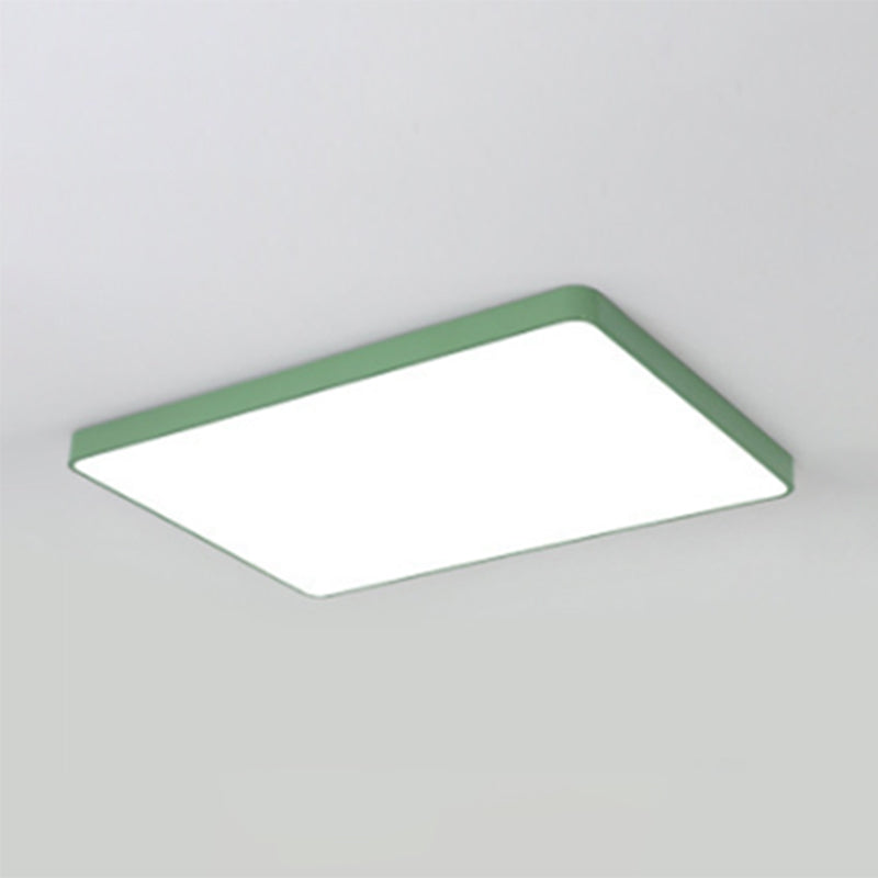 Lámpara de techo empotrada de acrílico de estilo moderno, luces geométricas de montaje empotrado de 1 luz