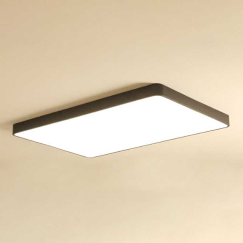 Lámpara de techo empotrada de acrílico de estilo moderno, luces geométricas de montaje empotrado de 1 luz