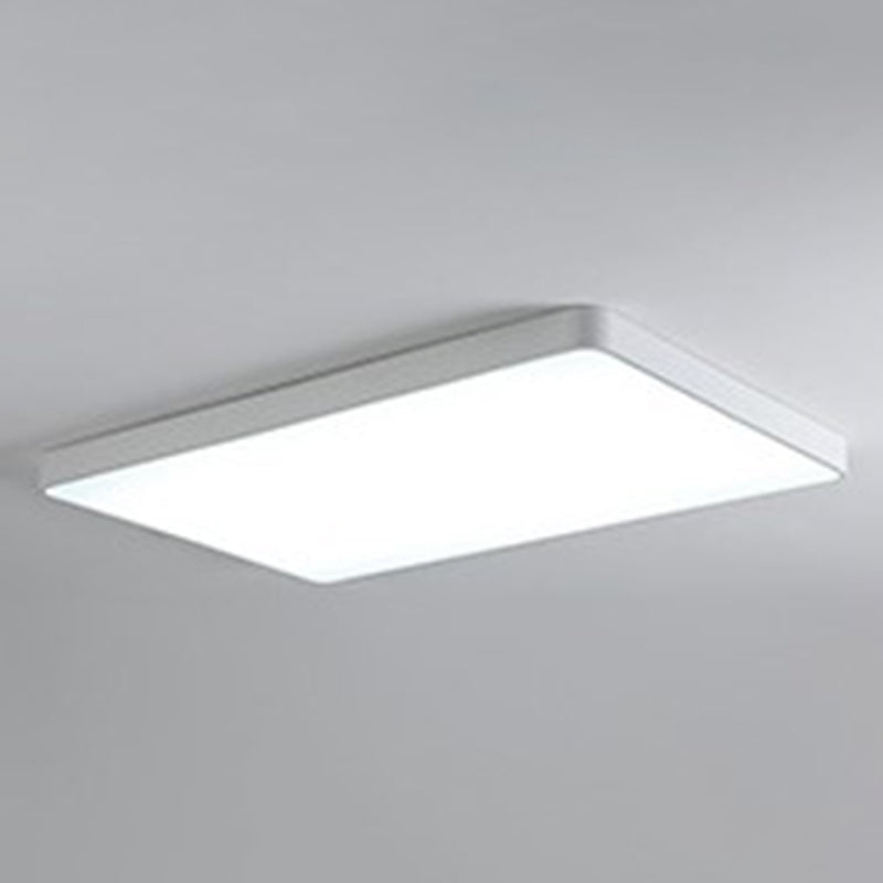 Lámpara de techo empotrada de acrílico de estilo moderno, luces geométricas de montaje empotrado de 1 luz