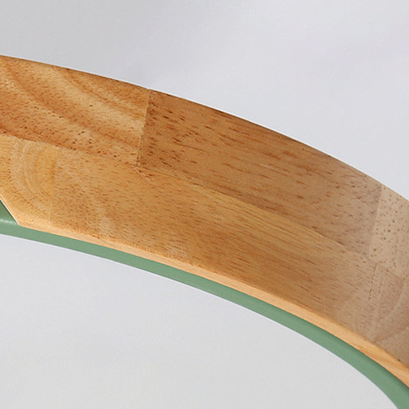 1-Light Round Flush Mount Light Modern Style Acrylic Flush Mount Lighting Fixtures