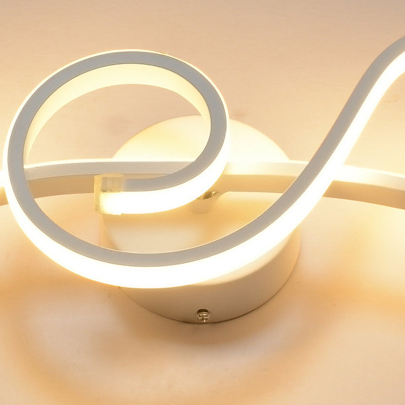 Lámpara de pared lineal de aluminio LED de Led Minimalista moderno con sombra acrílica