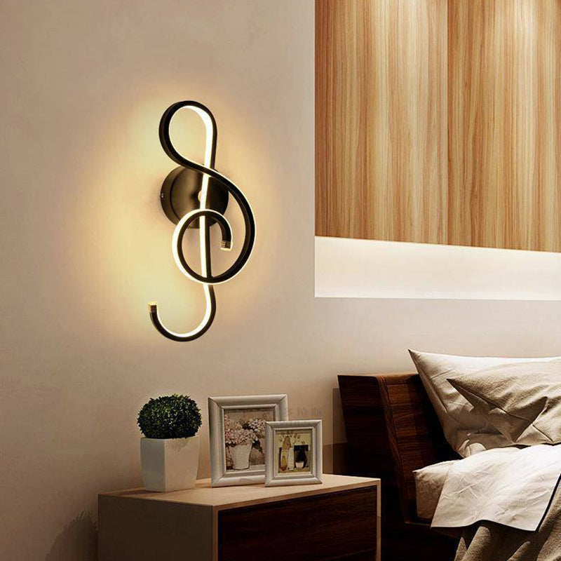 Lámpara de pared lineal de aluminio LED de Led Minimalista moderno con sombra acrílica