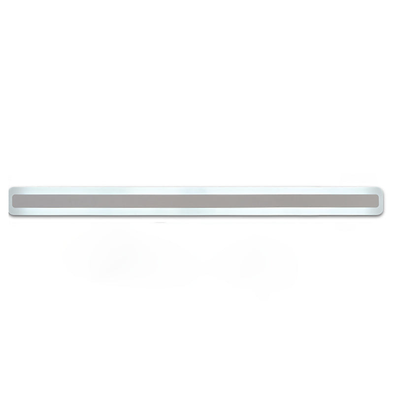 Metal linear Shade Wall Lights Modern 1 Head Wall Mount Fixture in White