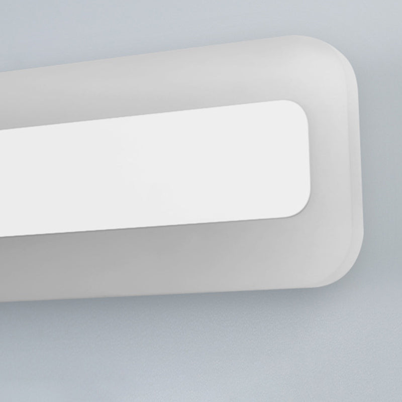 Metal linear Shade Wall Lights Modern 1 Head Wall Mount Fixture in White
