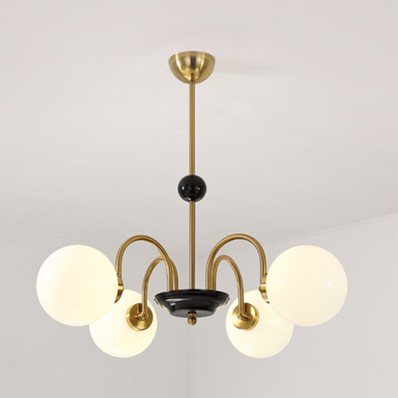 Modern Chandeliers For Dining Room Globe-Shaped Chandelier Pendant Light