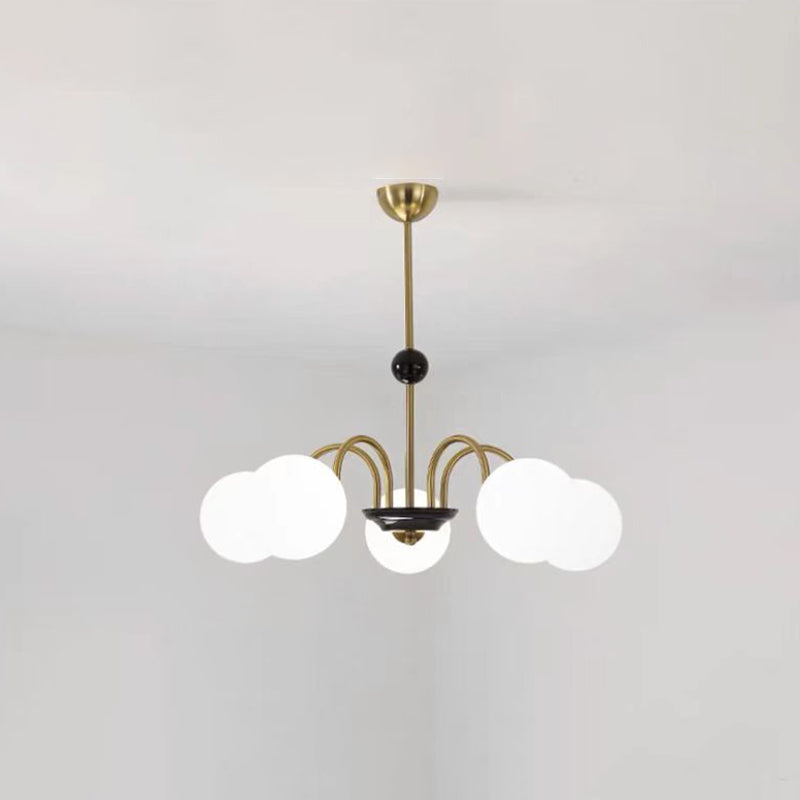 Modern Chandeliers For Dining Room Globe-Shaped Chandelier Pendant Light