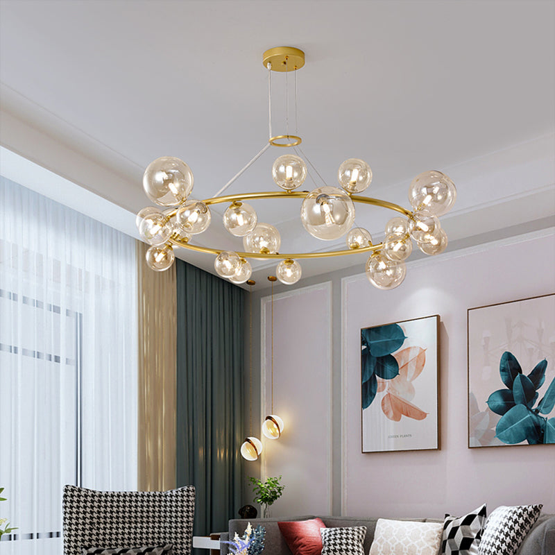 Chandeliers modernes pour la salle à manger Circular Chandelier suspendu plafonniers