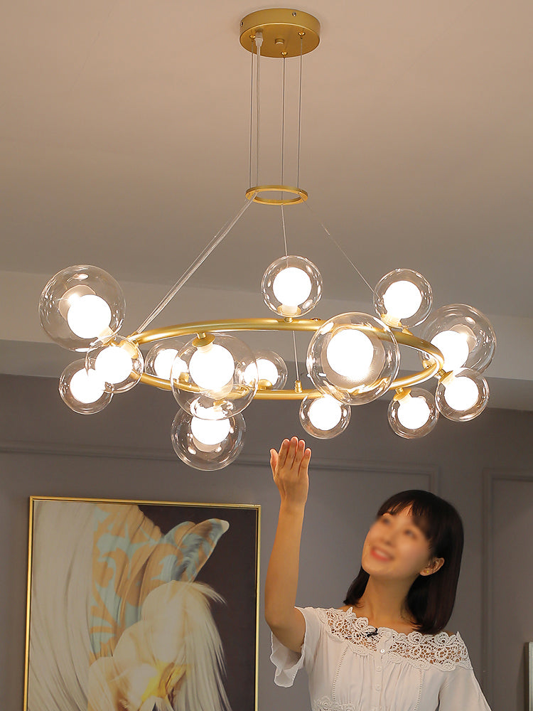 Chandeliers modernes pour la salle à manger Circular Chandelier suspendu plafonniers