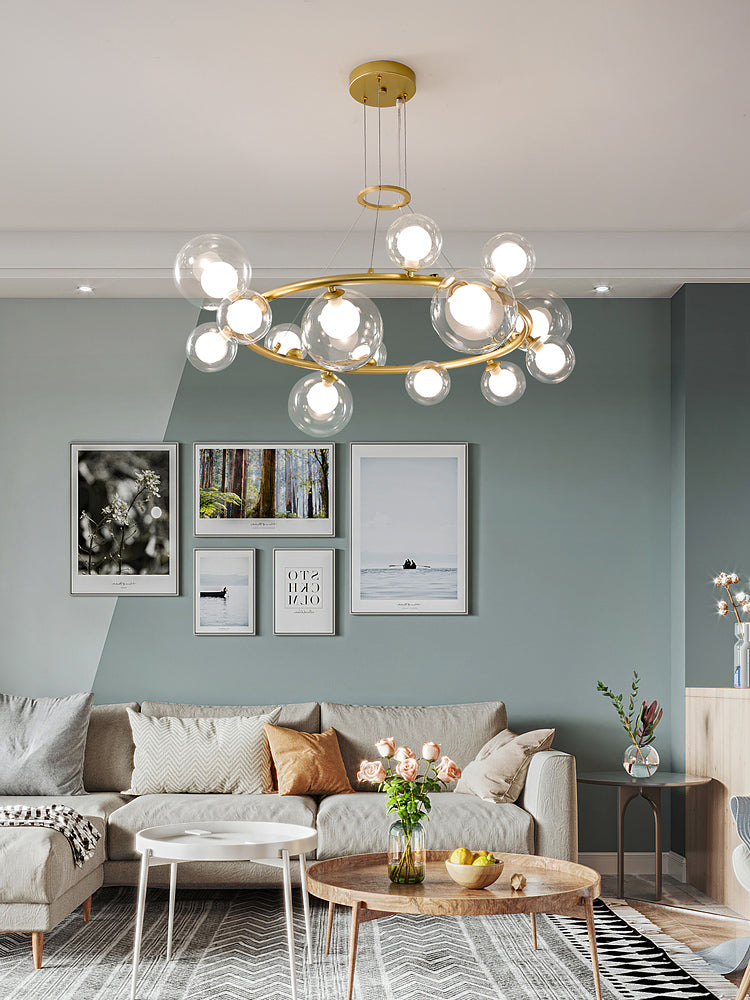 Chandeliers modernes pour la salle à manger Circular Chandelier suspendu plafonniers