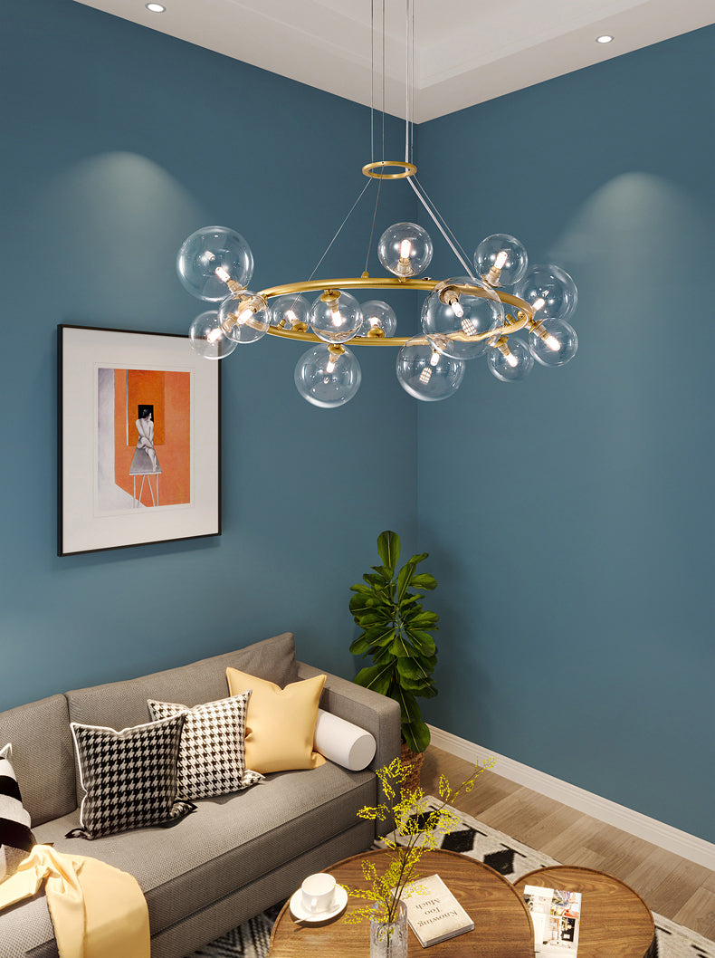 Chandeliers modernes pour la salle à manger Circular Chandelier suspendu plafonniers