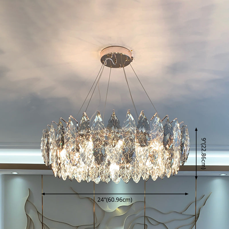 Modern Chandeliers For Foyer Circular Chandelier Pendant Lighting Fixtures