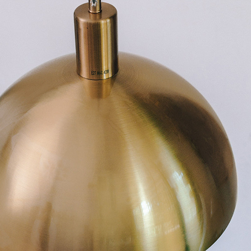 Lumière pendante en métal nordique 1 plafond suspendu au plafond pour salle à manger