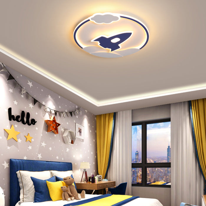 Kids Flush Mount Light Metal LED Ceiling Mount Light Fixture for Children's Room