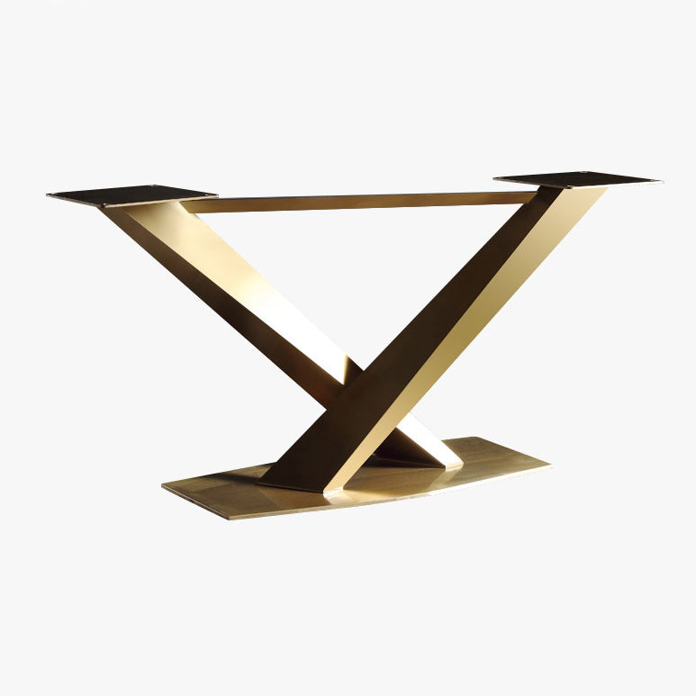 Contemporary Sintered Stone Top Dining Room Set with Rectangle Table and Pedestal Base Dinette Set