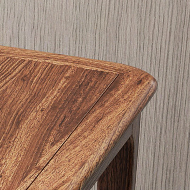 Traditional Solid Wood Rectangle Dining Room Set Standard Height Home Use Dining Table Furniture