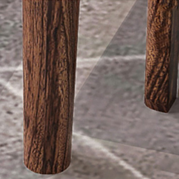 Traditional Solid Wood Rectangle Dining Room Set Standard Height Home Use Dining Table Furniture