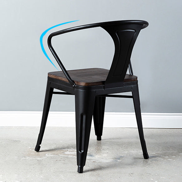 Industrial Dining Table Set with Rectangle Top and Black Base Kitchen Furniture