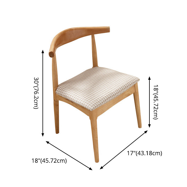 Modern Style Solid Wood Brown Dining Room Set with Rectangle Table Home Dining Table Furniture