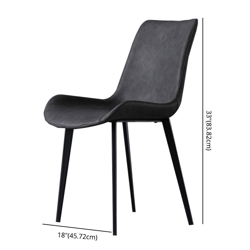 Modern Sintered Stone Gray Dining Set with Rectangle Tabale and Metal Base Dining Set