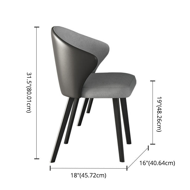 Modern Sintered Stone Dining Set with Rectangle Tabale and Metal Base Dining Room Furniture Set