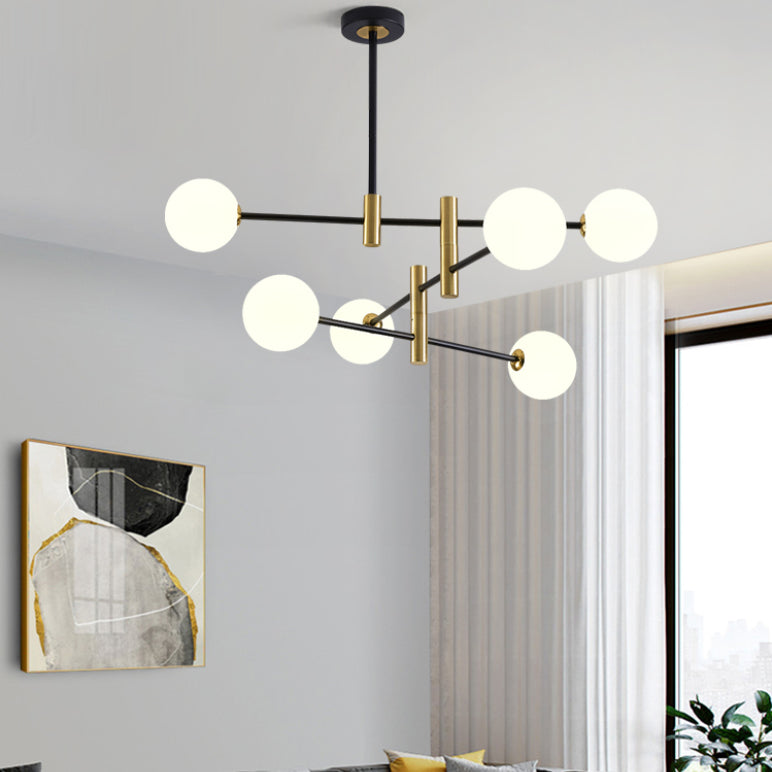 Moderni lampadari a LED Bubble lampadario lampadario Fissature di illuminazione vetro