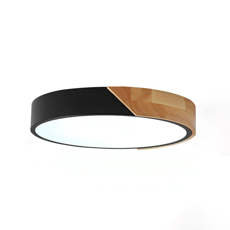 1-Light Acrylic Flush Mount Ceiling Light Round Modern Style Flush Mount Lighting