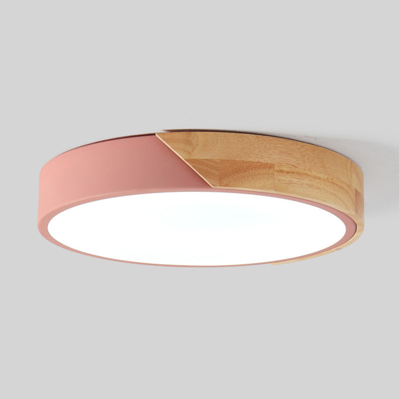 1-Light Acrylic Flush Mount Ceiling Light Round Modern Style Flush Mount Lighting