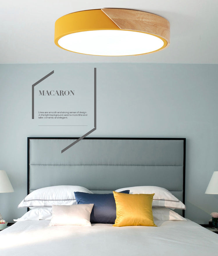 1-Light Acrylic Flush Mount Ceiling Light Round Modern Style Flush Mount Lighting