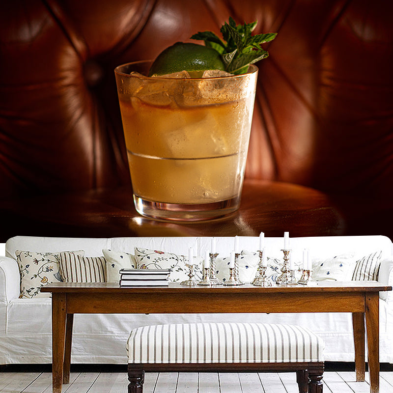 Wine Wall Mural Commercial Decoration for Bar Restaurant, Custom Size Available