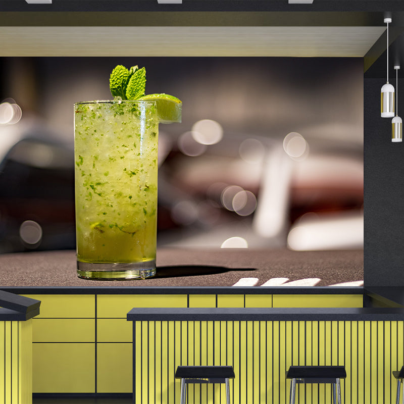 Wine Wall Mural Commercial Decoration for Bar Restaurant, Custom Size Available