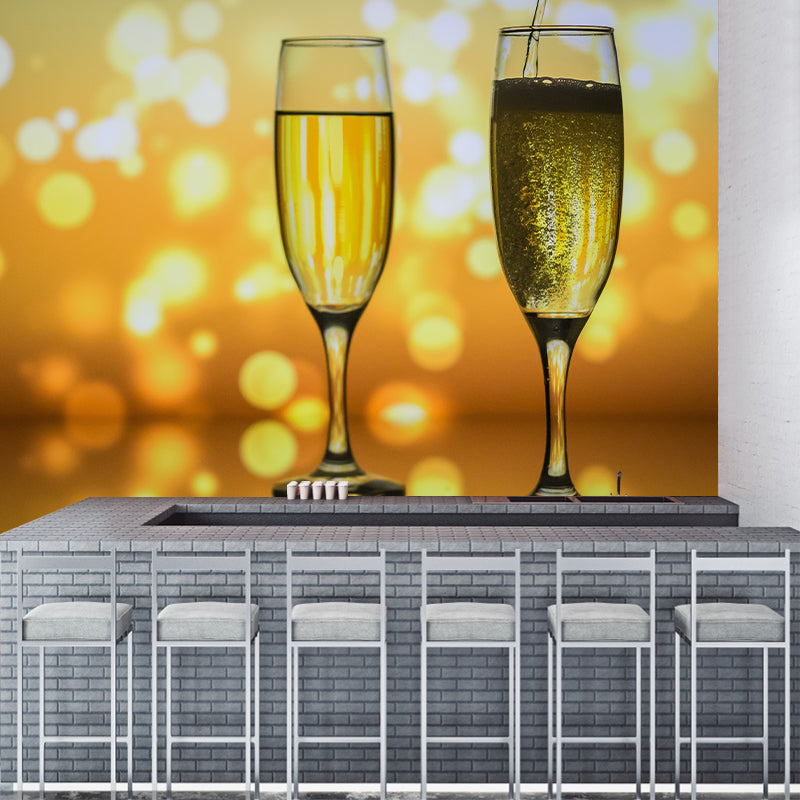 Wine Wall Mural Commercial Decoration for Bar Restaurant, Custom Size Available