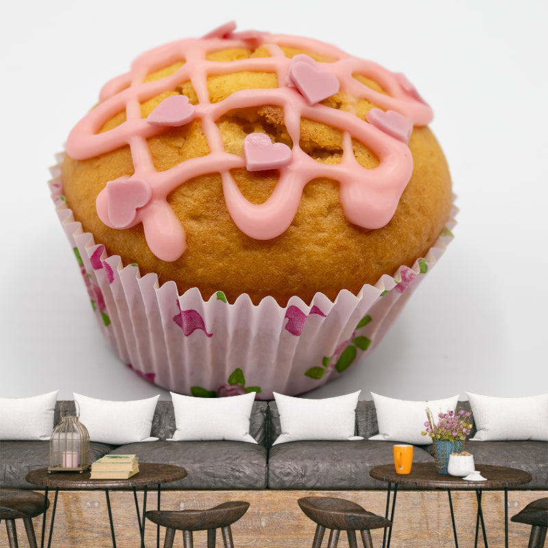 Sweet Dessert Mural Wallpaper Modern Decorative Restaurant, Custom Size Available