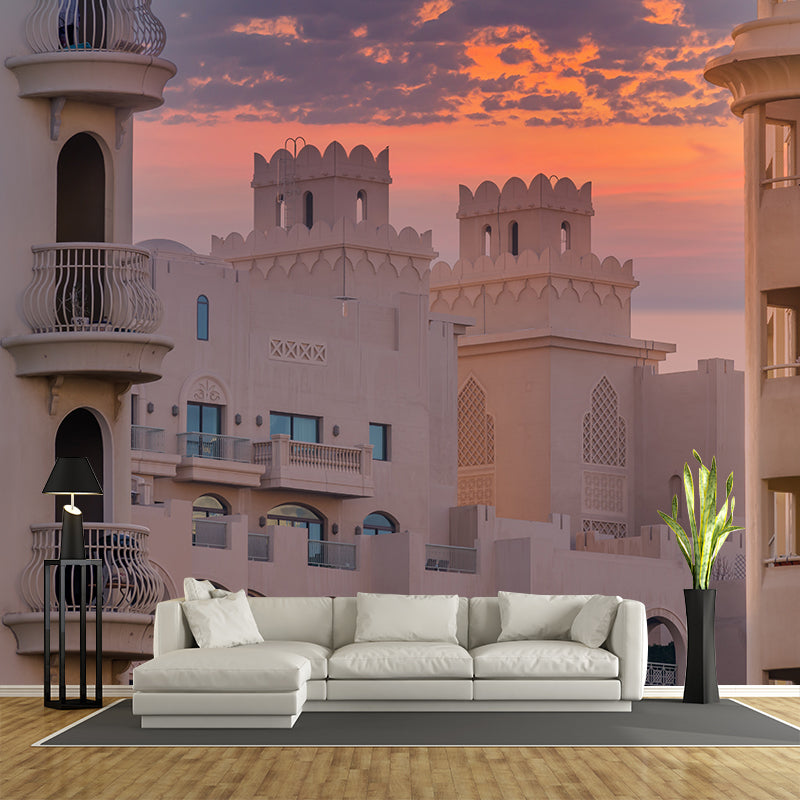 Dubai City Architectural Mural Modern Minimalist Decorative for Meeting Room