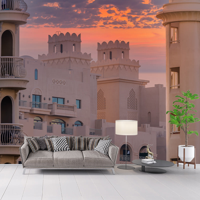 Dubai City Architectural Mural Modern Minimalist Decorative for Meeting Room