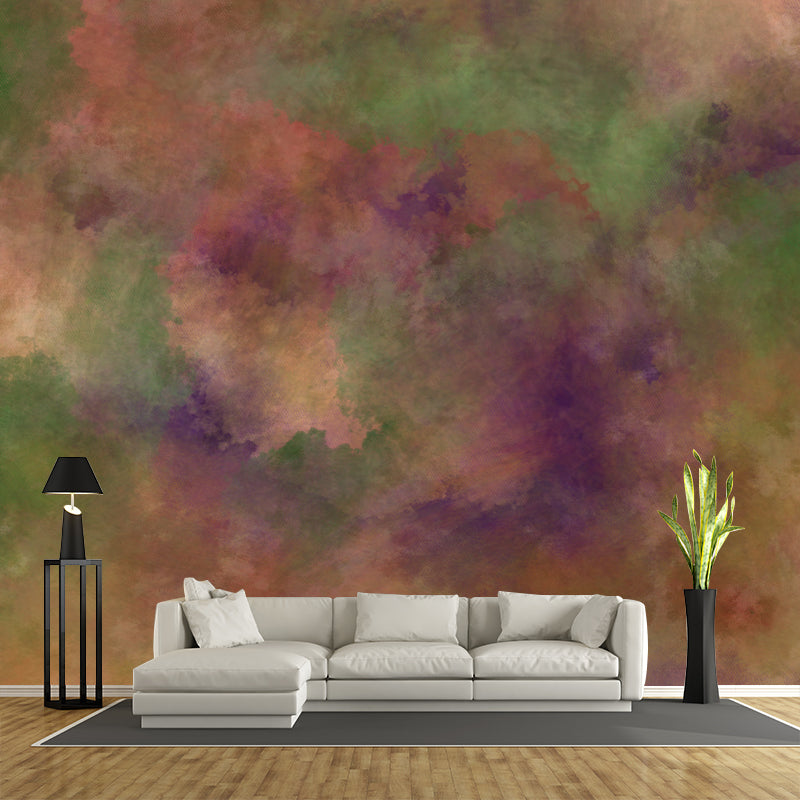 Contemporary Style Abstract Mural Wallpaper for Bedroom Decor, Water Resistant