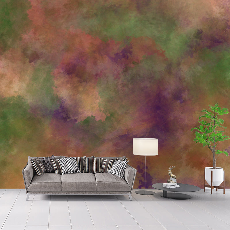 Contemporary Style Abstract Mural Wallpaper for Bedroom Decor, Water Resistant