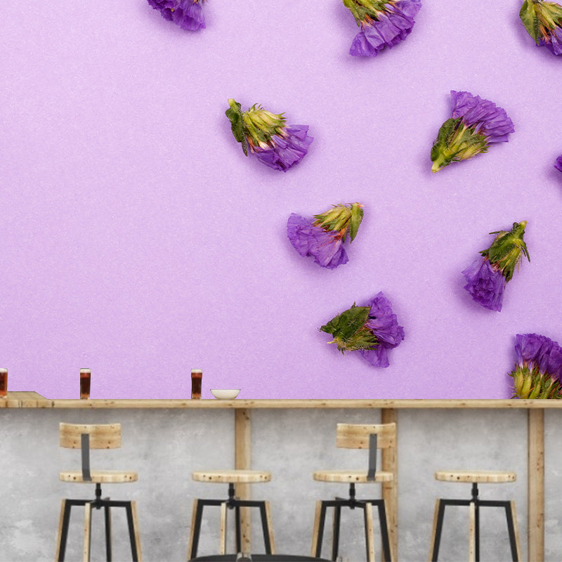 Beautiful Flower Wall Mural Decal Colorful Mural Wallpaper for Girl Bedroom