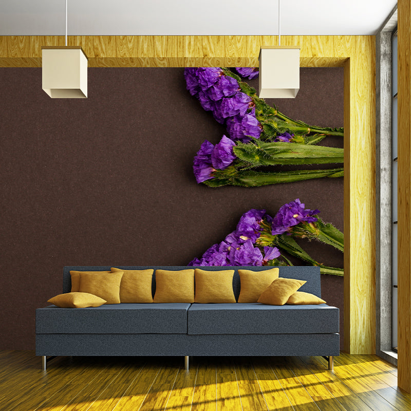 Beautiful Flower Wall Mural Decal Colorful Mural Wallpaper for Girl Bedroom