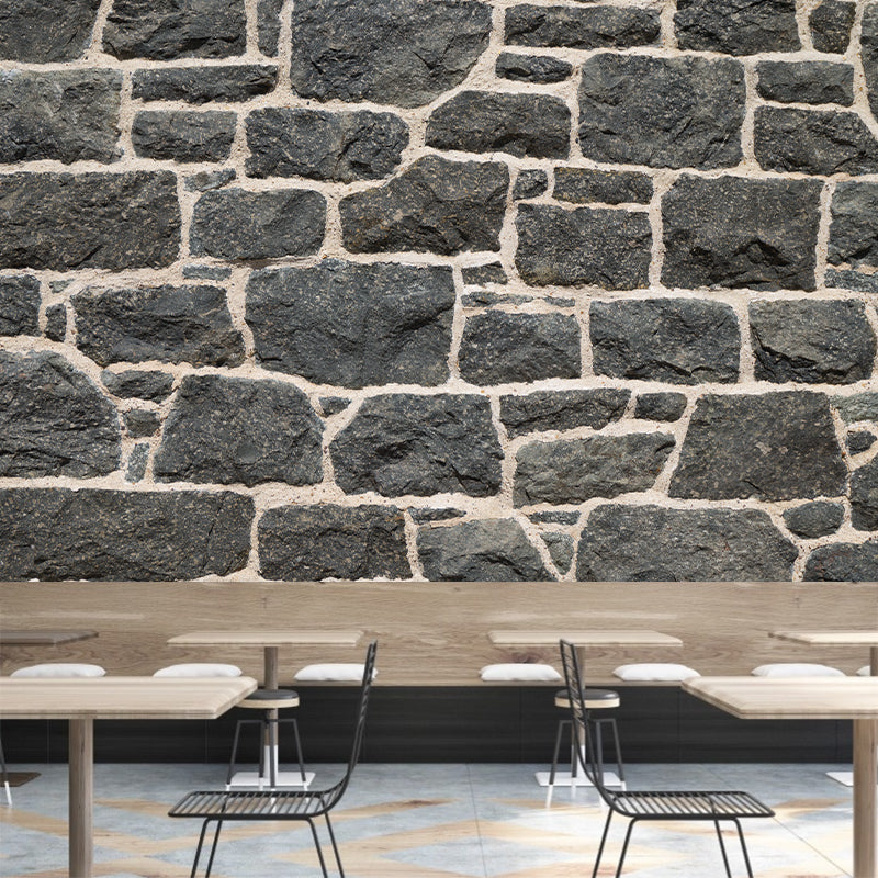 Industrial Style Brick Wall Covering Mural Stain Resistant, Customized Size