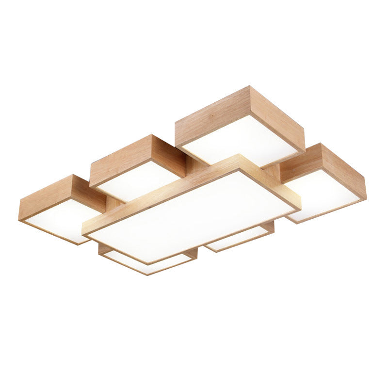 Lámparas de techo empalmadas modernas con montaje empotrado para sala de estar