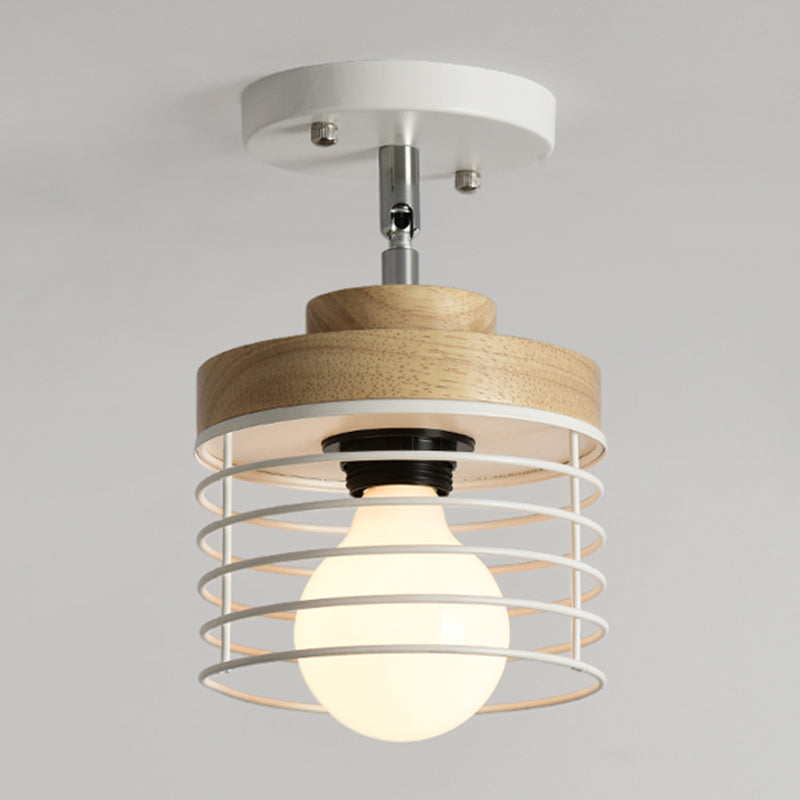 Modern Semi Flush Mount Ceiling Lighting with Adjustable Arm for Hallway Porch