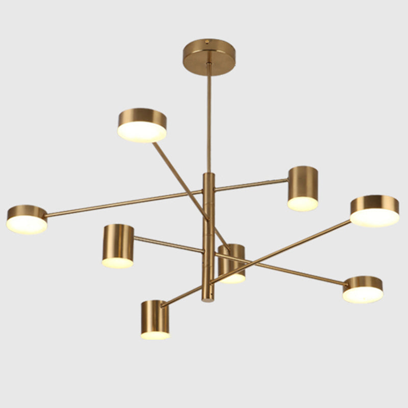 LED Postmodern Chandelier Lighting Metal Ceiling Pendant Light for Living Room